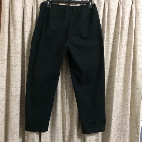 Eileen Fisher Organic Cotton Stretch Ankle Pants - Picture 7 of 7